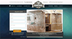 Desktop Screenshot of amgshowerdoors.com